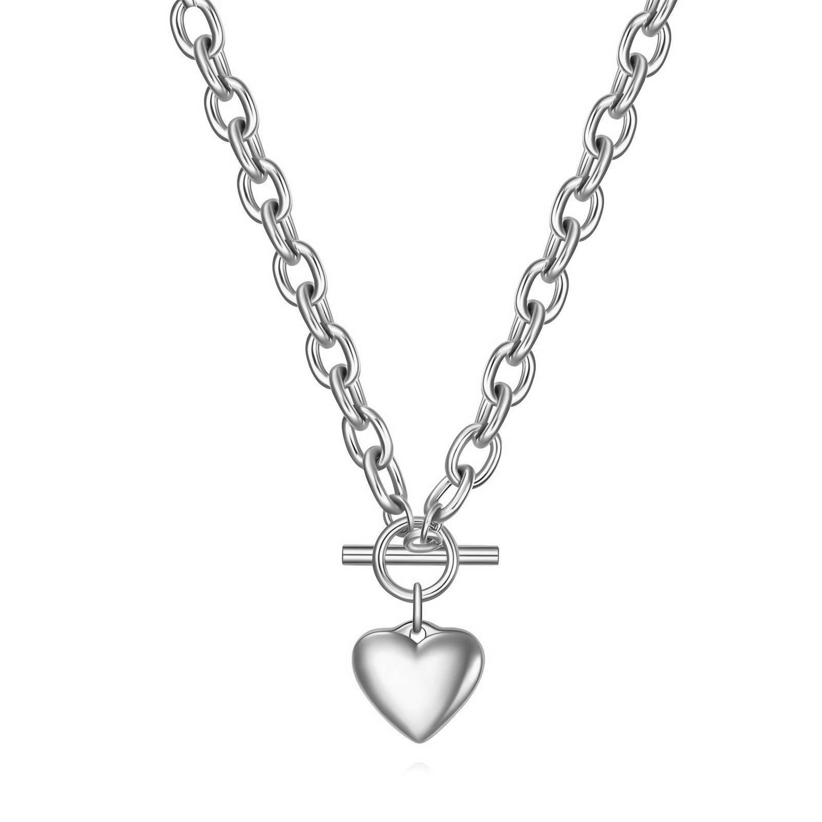 Forever Linked Heart Pendant Necklace