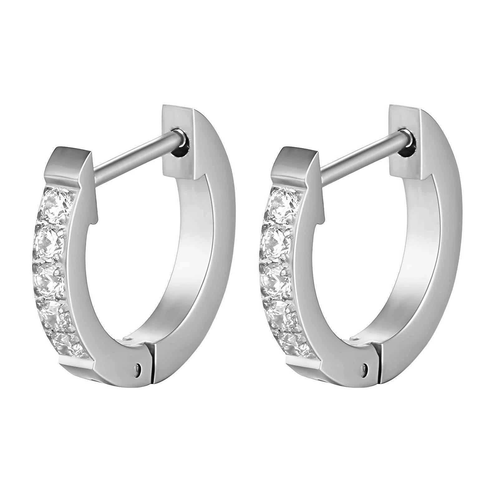 Lunar Sparkle Hoops
