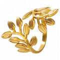 Olympia Leaf Ring