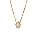 Opal Star Necklace
